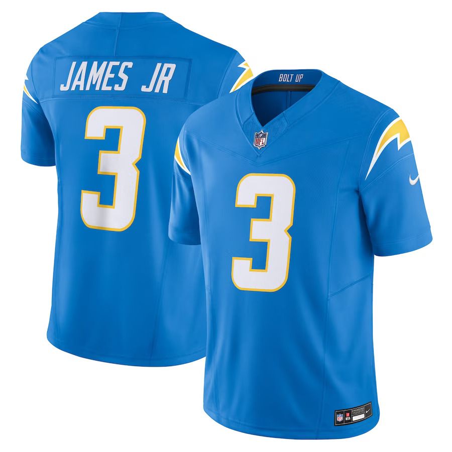 Men Los Angeles Chargers #3 Derwin James Jr. Nike Powder Blue Vapor F.U.S.E. Limited NFL Jersey